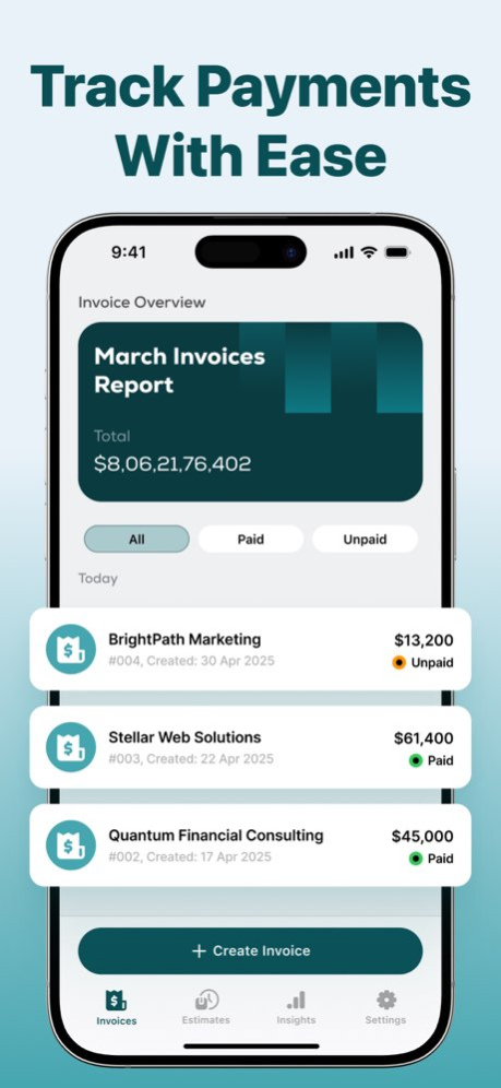 Invoice Maker ~ AI Generator  Screenshot