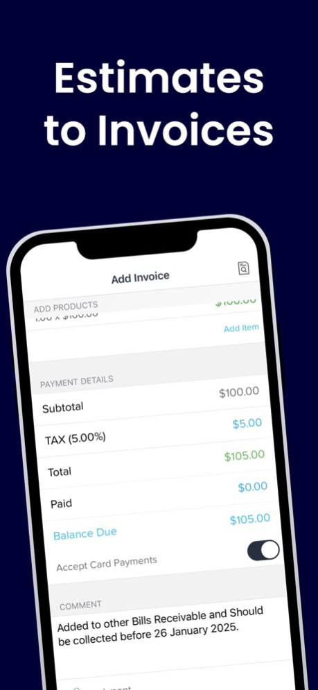 Invoice Maker・Estimate App 14.0 Screenshot