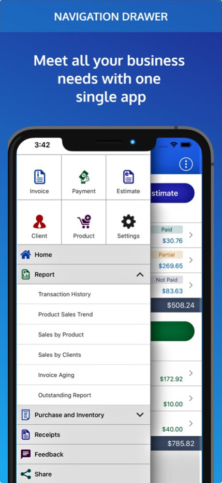 Invoice Pro. Invoice on the go 5.9.17 Screenshot