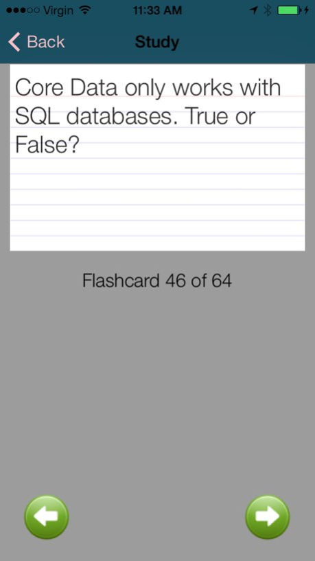 iOS Tutor - The easiest way to enhance and test your knowledge of iOS 1.1 Screenshot