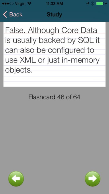 iOS Tutor - The easiest way to enhance and test your knowledge of iOS 1.1 Screenshot