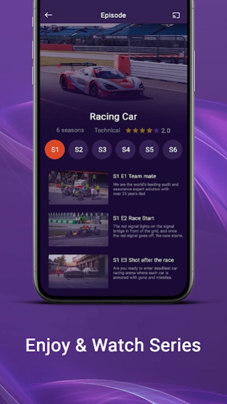 Purple Mobile - IPTV Player  Screenshot