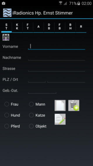 iRadionics  Screenshot