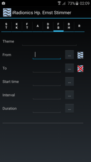 iRadionics  Screenshot