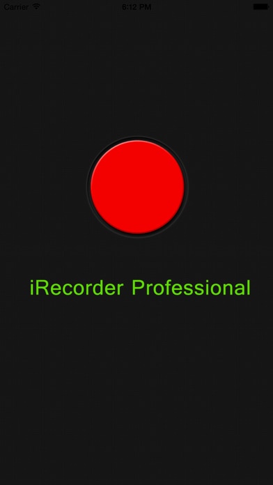 iRecorder Professional 1.3 Screenshot
