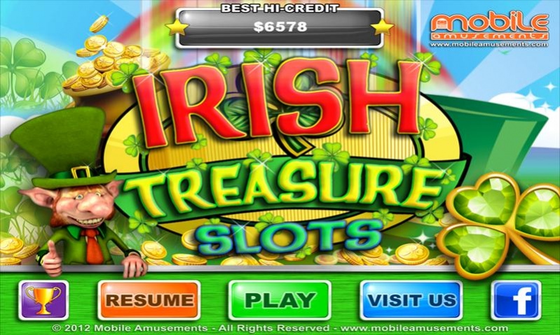 Irish Treasure Lucky Golden Rainbow Slots 5.0 Screenshot