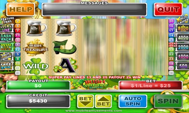 Irish Treasure Lucky Golden Rainbow Slots 5.0 Screenshot