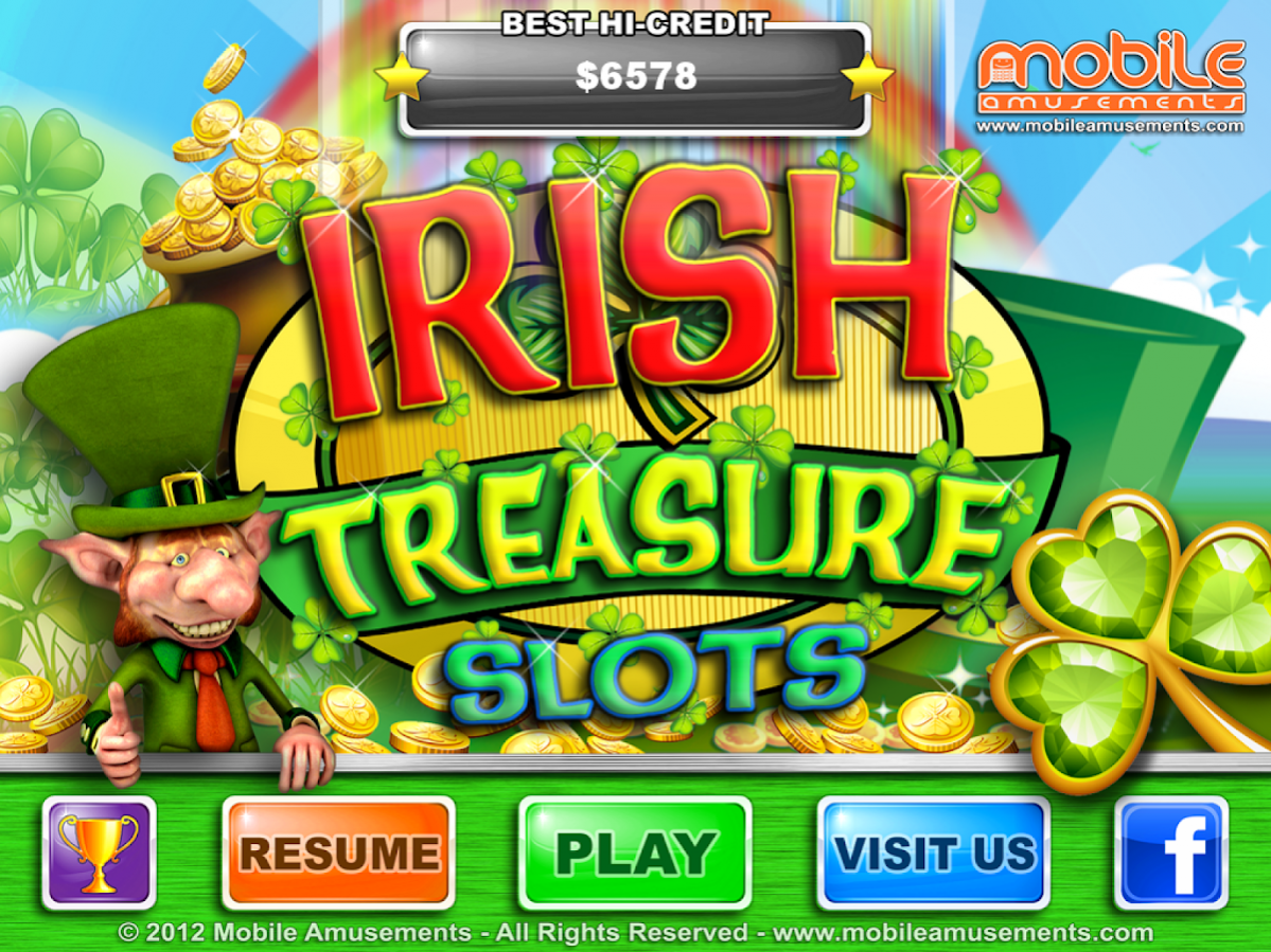 Irish Treasure Lucky Golden Rainbow Slots 5.0 Screenshot