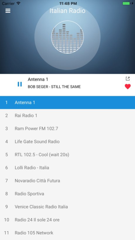 Italy Radio Station Italian FM  Screenshot
