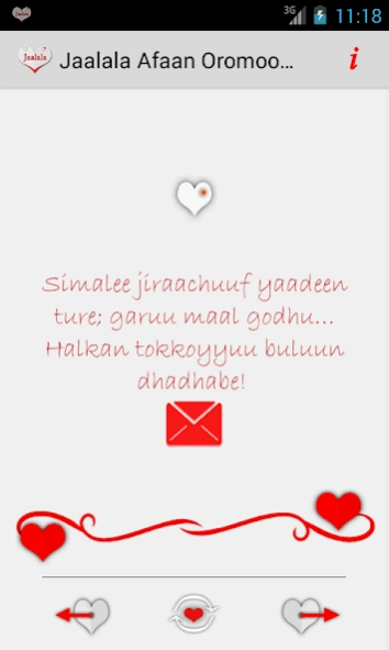 Jaalala Oromoo Love Messages 3.96 Screenshot
