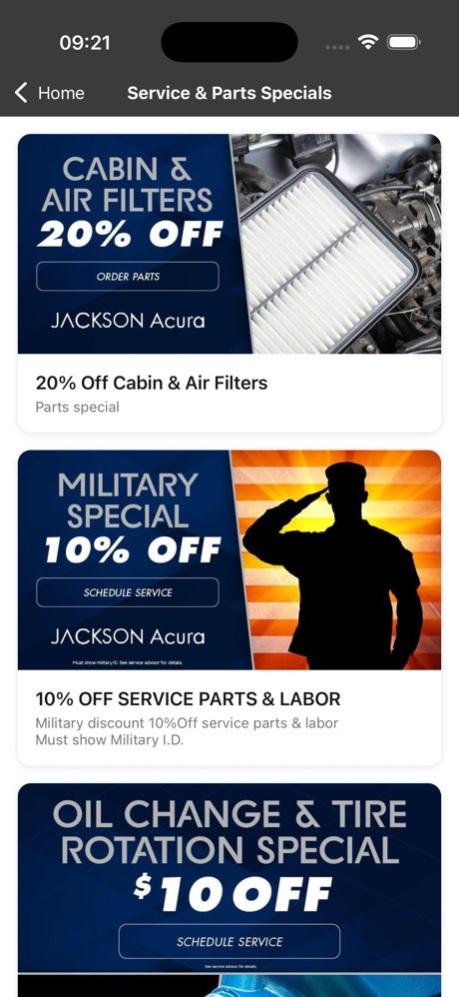 Jackson Acura App 1.8 Screenshot