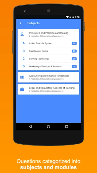 JAIIB Practice Exams Lite 5.3.0 Screenshot