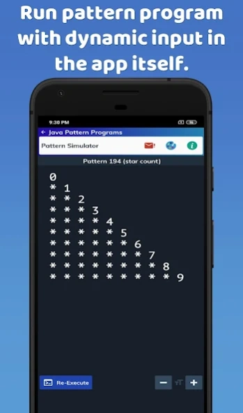 Pattern Programs for Java 11.5 Screenshot