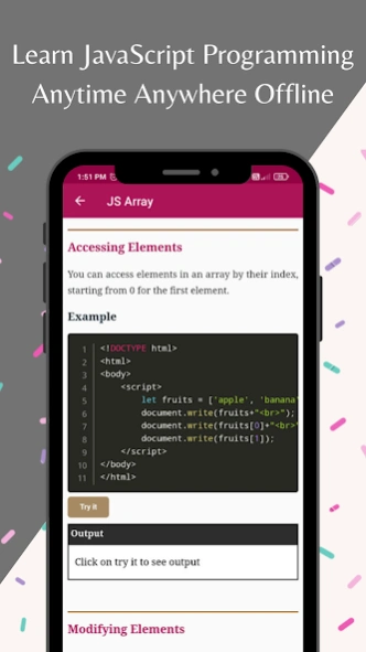 JavaScript 1.2.8 Screenshot
