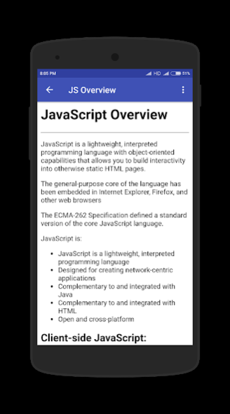 JavaScript Easy 1.7 Screenshot