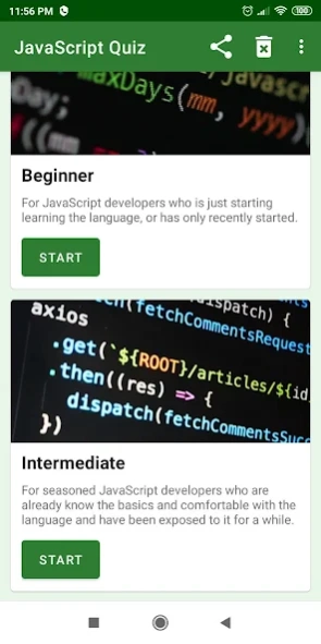 JavaScript Quiz 1.4.1 Screenshot