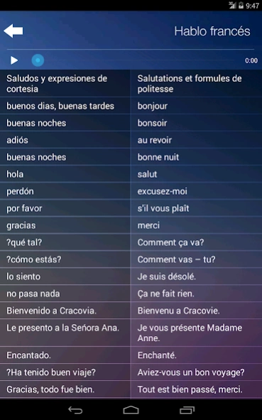 Je Parle Allemand Audio cours 2.1 Screenshot