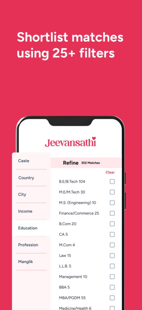Jeevansathi.com: Marriage App 33.8 Screenshot