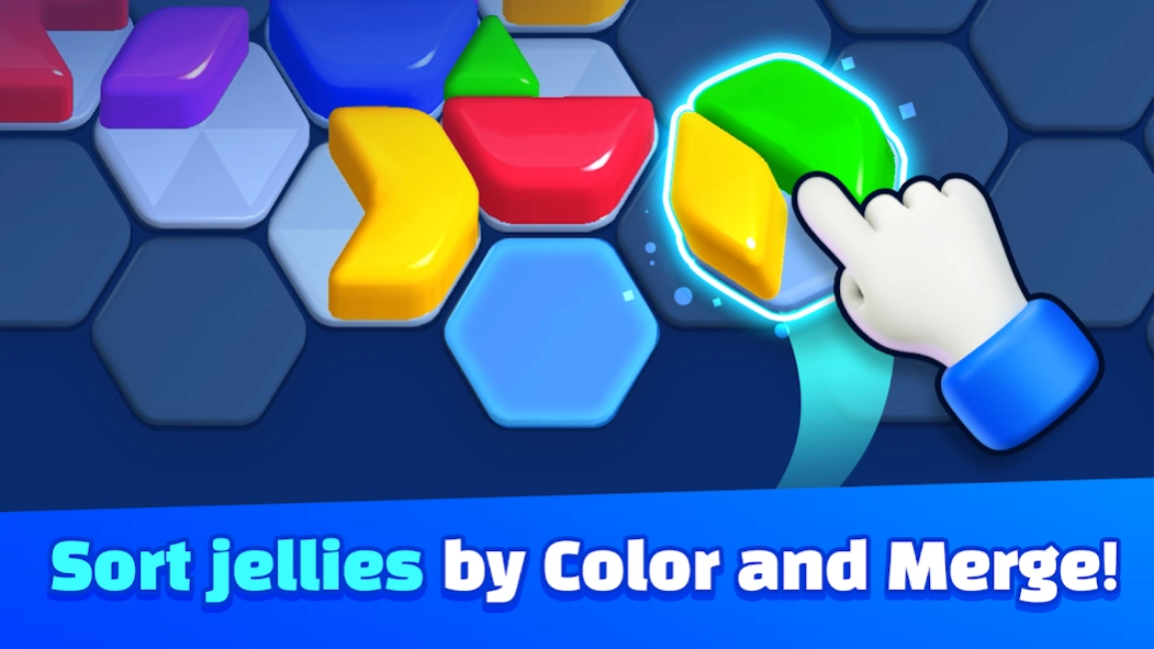 Jelly Sort Hexa: 3D Puzzle 24.0731.00 Screenshot