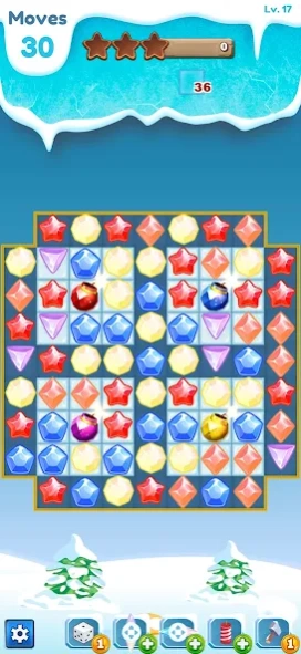 Jewel Blast Gem Frozen Match 3 2.0.5 Screenshot