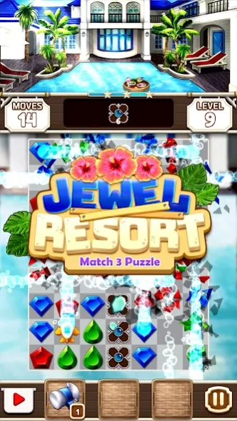 Jewel Resort: Match 3 Puzzle 1.4.4 Screenshot