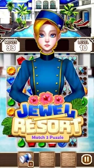 Jewel Resort: Match 3 Puzzle 1.4.4 Screenshot