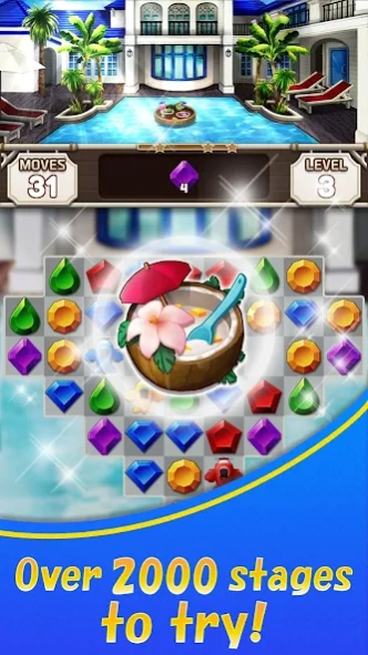 Jewel Resort: Match 3 Puzzle 1.4.4 Screenshot