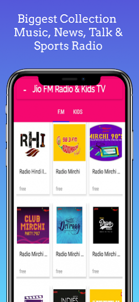 Jio FM Radio - Free Online Radio Station & Kids TV 2.1.1 Screenshot