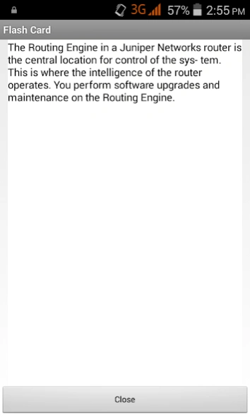 Sim-Ex Exam Sim for JNCIA-Full  Screenshot