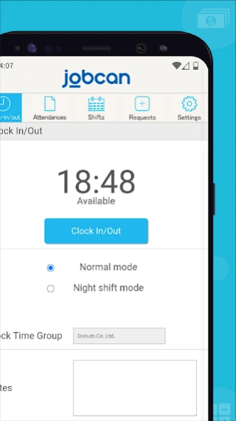 Jobcan Attendance Management  Screenshot