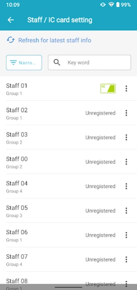Jobcan Attendance Mgmt (NFC)  Screenshot