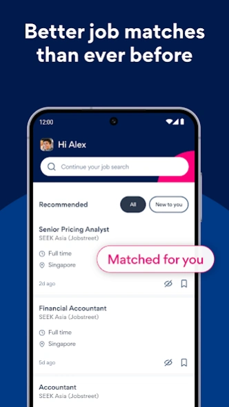 Jobstreet: Smart job matching 15.34.0 Screenshot