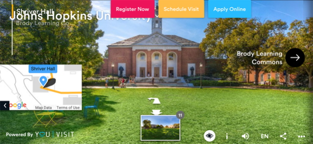 Johns Hopkins Homewood Tour 4.5.0 Screenshot