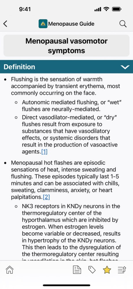 Johns Hopkins Menopause Guide 1.5 Screenshot