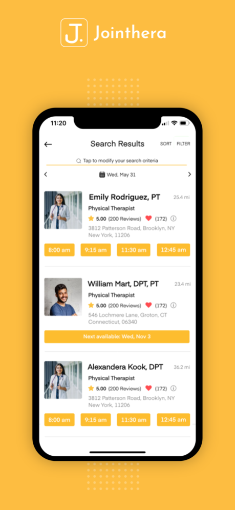Jointhera: Find PT Nearby 1.1.4 Screenshot
