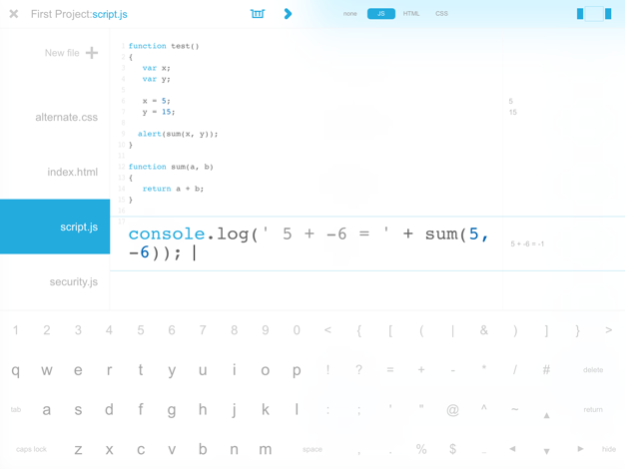 JShero 1.0.1 Screenshot