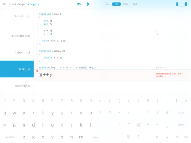 JShero 1.0.1 Screenshot