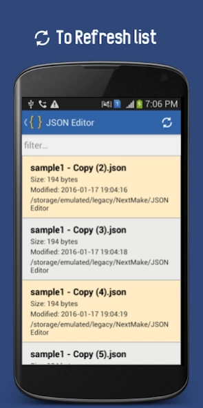 JSON Editor 5.1 Screenshot