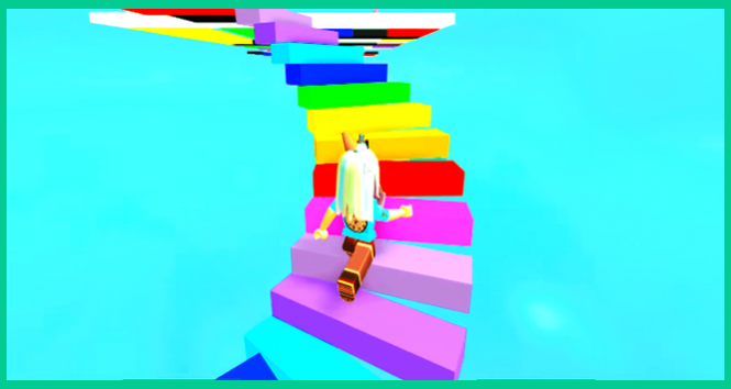 Jumping Into Rainbows Random Game Play Obby Guide Download - new escape a giant burger obby roblox