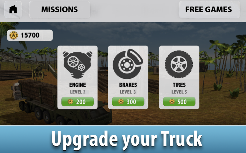 Jungle Logging Truck Simulator 1.4 Screenshot