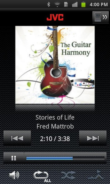 JVC Music Control 1.0.4 Screenshot