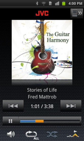JVC Music Control 1.0.4 Screenshot