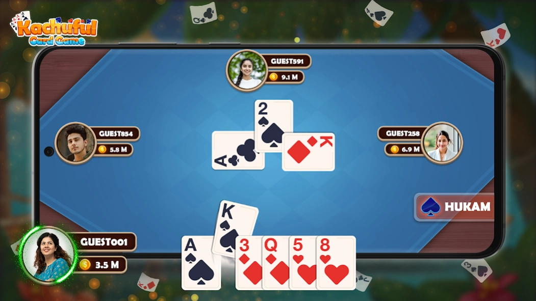 Kachuful - Judgement Card Game 1.5 Screenshot