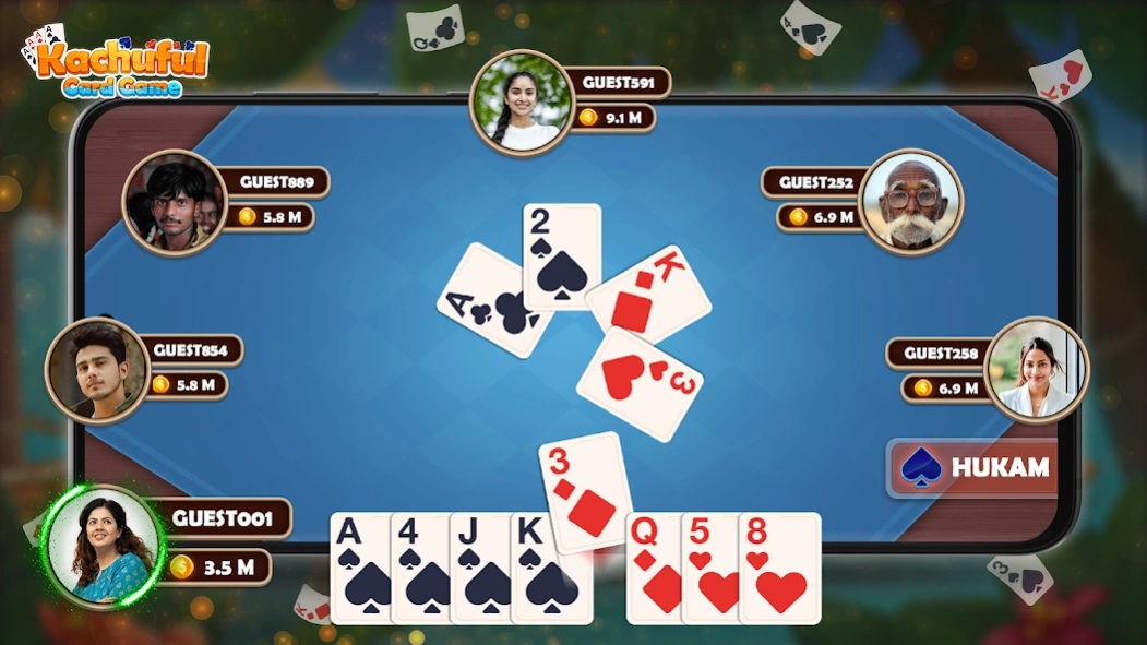 Kachuful - Judgement Card Game 1.5 Screenshot