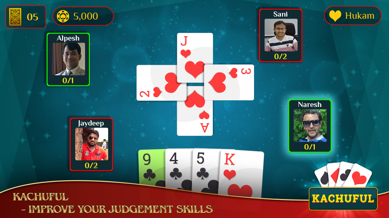 Kachuful - Desi Indian Card Game! 7.1 Screenshot