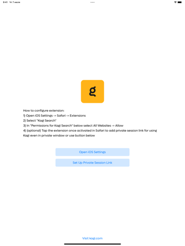 ⋆‬ Kagi Search for Safari ⋆‬ 1.0.10 Screenshot