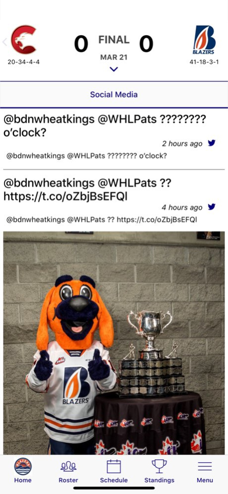 Kamloops Blazers 12.8.7 Screenshot