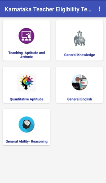 Karnataka TET Exam 1.0.0 Screenshot