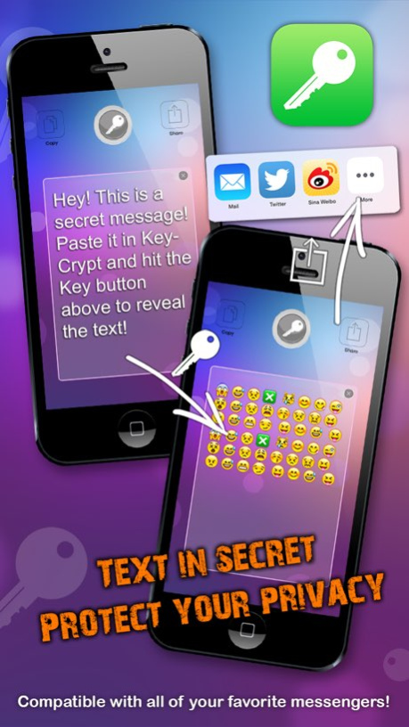 Key Crypt - Text in secret!  Screenshot