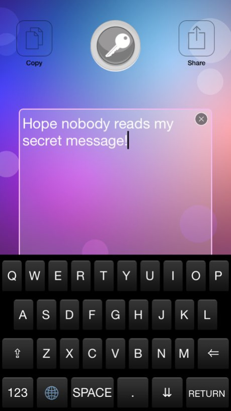 Key Crypt - Text in secret!  Screenshot